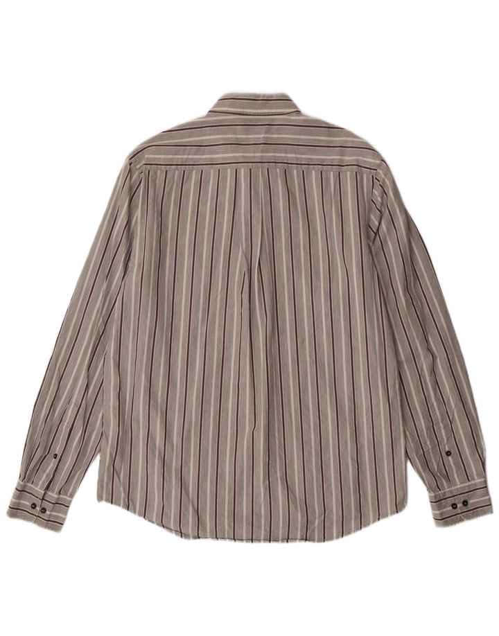 Murphy & Nye Herre Regular Fit Shirt XL Gråstribet