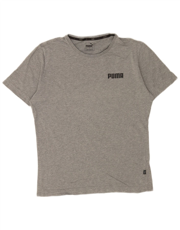 Puma herre T-shirt top lille grå bomuld