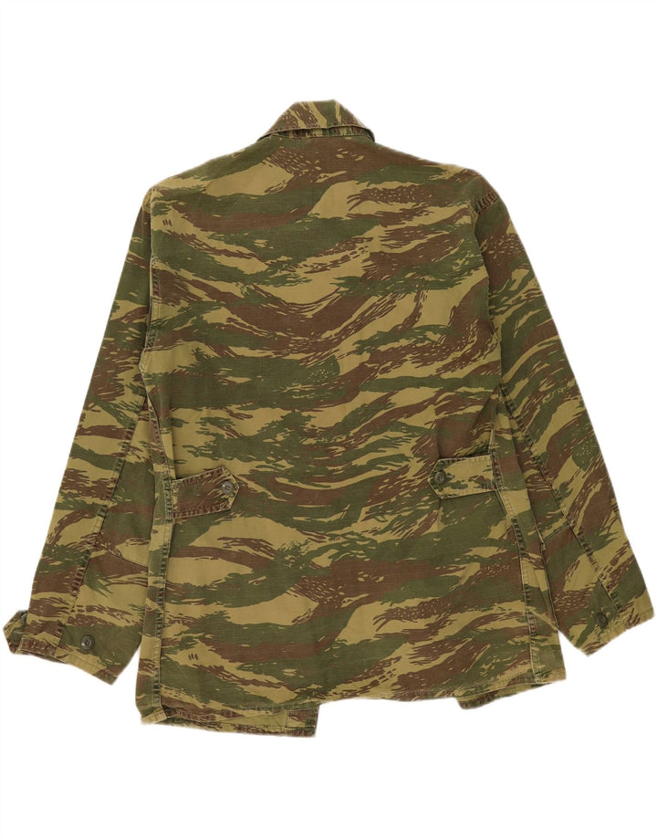 Vintage Herre Utility Jacket UK 38 Medium Khaki Camouflage
