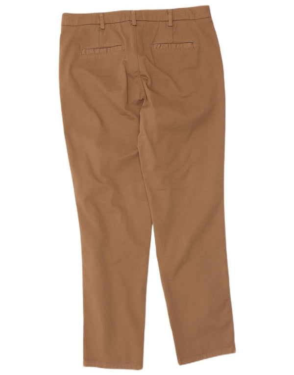 Benetton Lige Chinobukser til kvinder UK 12 Medium W32 L28 Beige Bomuld