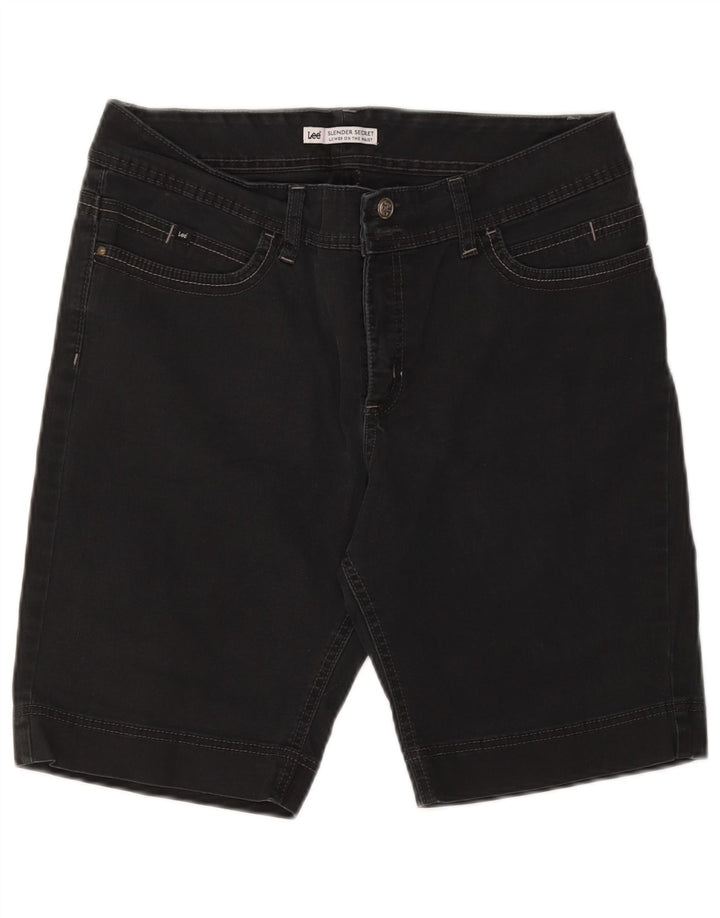 LEE Slender Secret Casual Shorts til kvinder W34 Large Navy Blue
