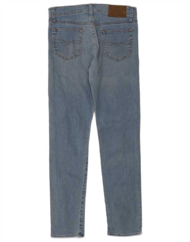 POLO RALPH LAUREN Drenge The Eldridge Skinny Jeans 13-14 år W28 L26 Blå