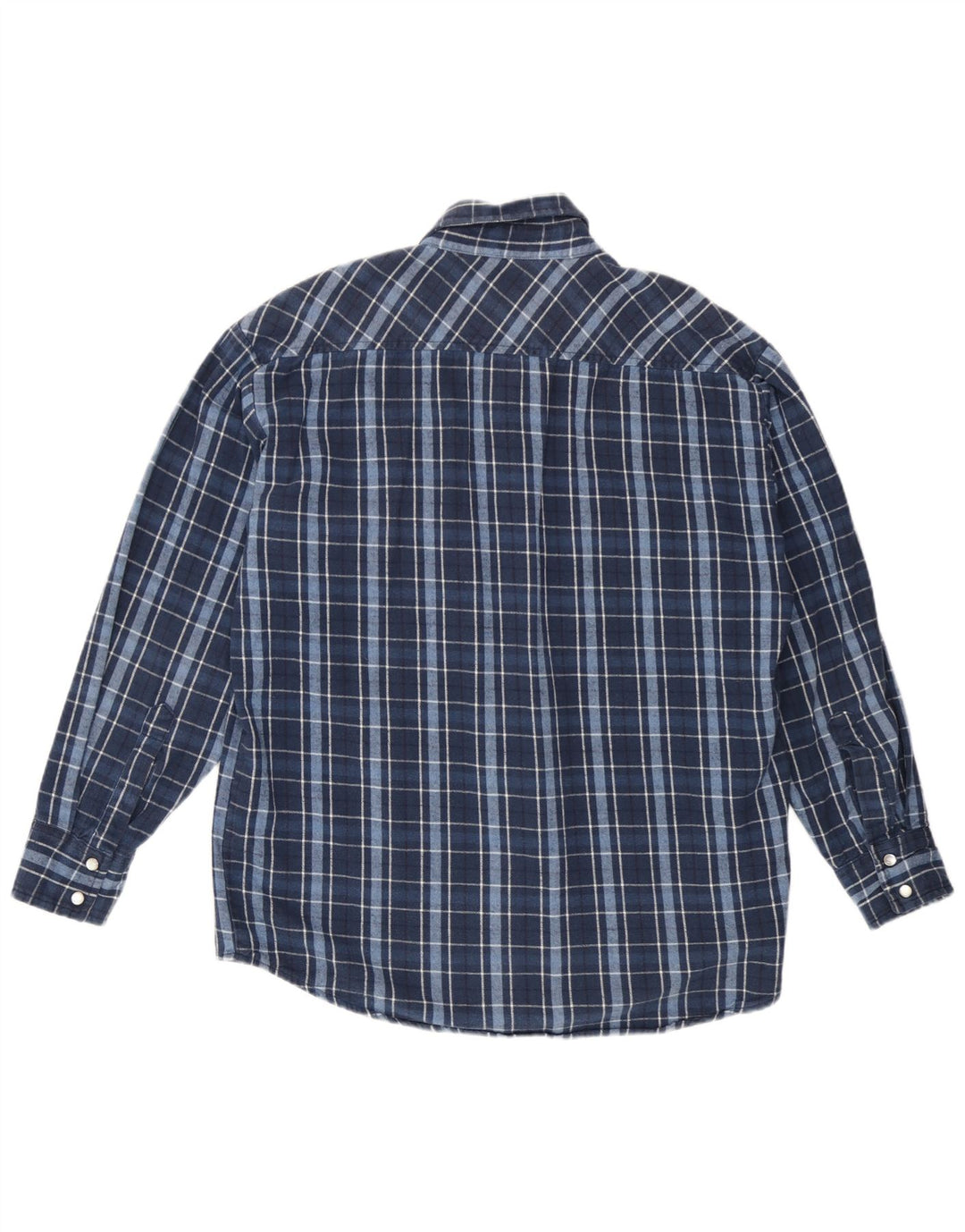Dickies herre flannel skjorte medium marineblå ternet