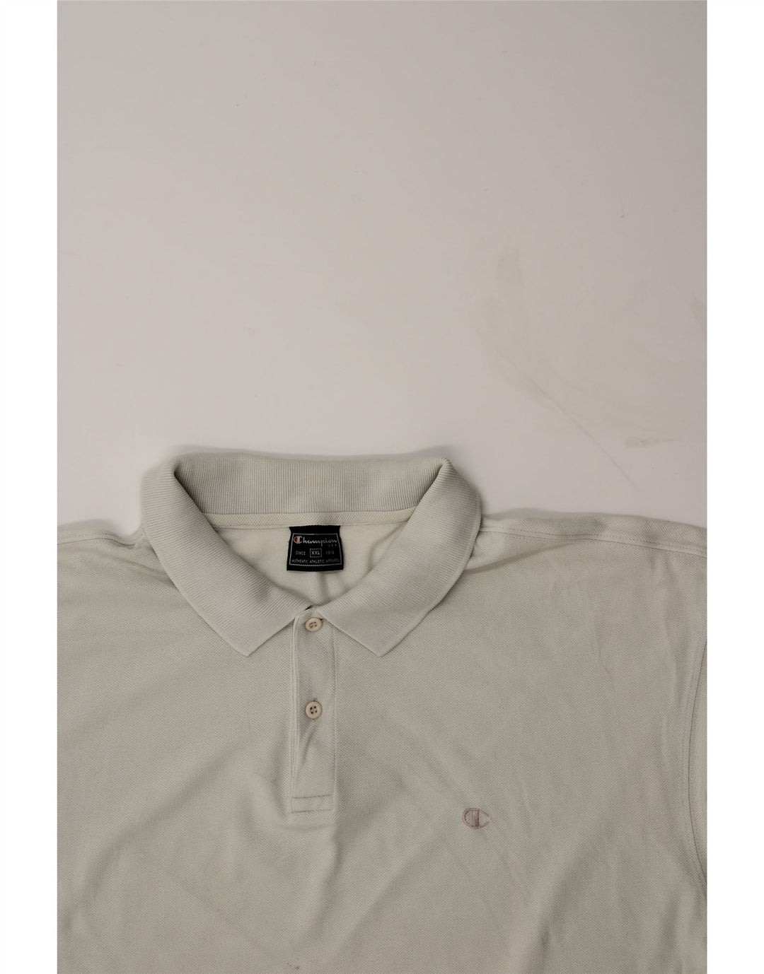 CHAMPION Mens Polo Shirt 2XL Grey Cotton Vintage Champion and Second-Hand Champion from Messina Hembry 