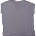 ORVIS Womens T-Shirt Top UK 20 2XL Blue Polyester
