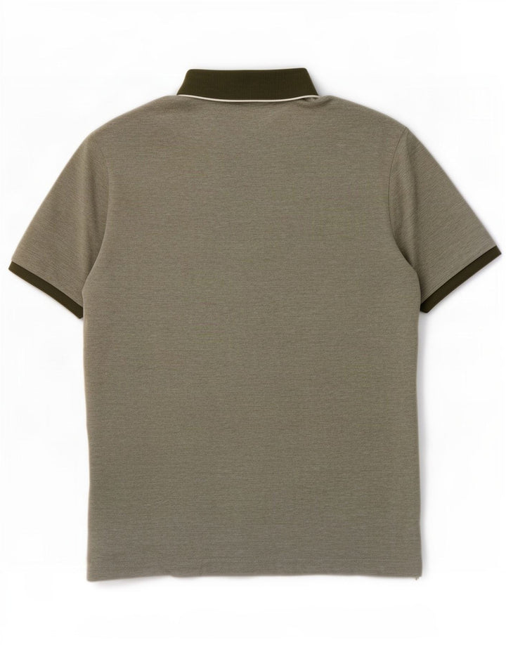 Marks & Spencer Herre Regular Fit Polo Shirt Medium Green Bomuld