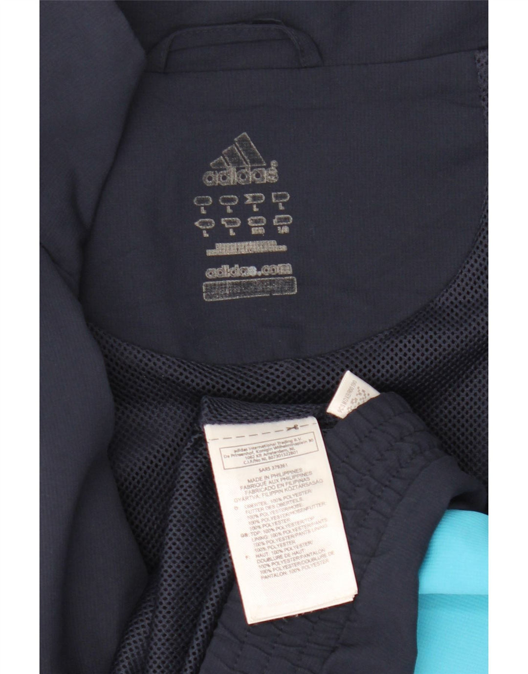Adidas Herre Climalite Træningsdragt Topjakke Stor Marineblå Colourblock