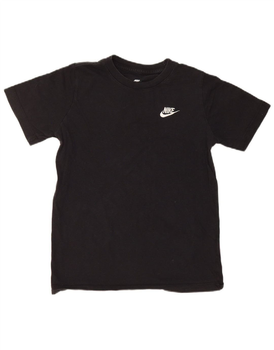 NIKE Boys T-Shirt Top 12-13 Years Large Black Cotton