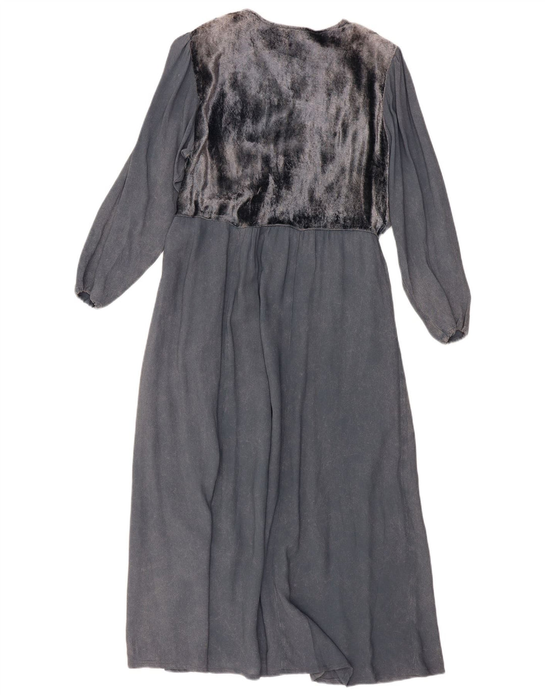 STELLA MODA Langærmet maxikjole til kvinder UK 12 Mellemgrå