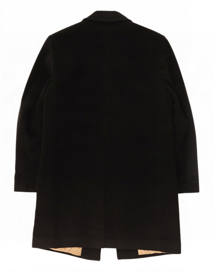 Marks & Spencer Herre Overfrakke UK 38 Medium Sort Polyester
