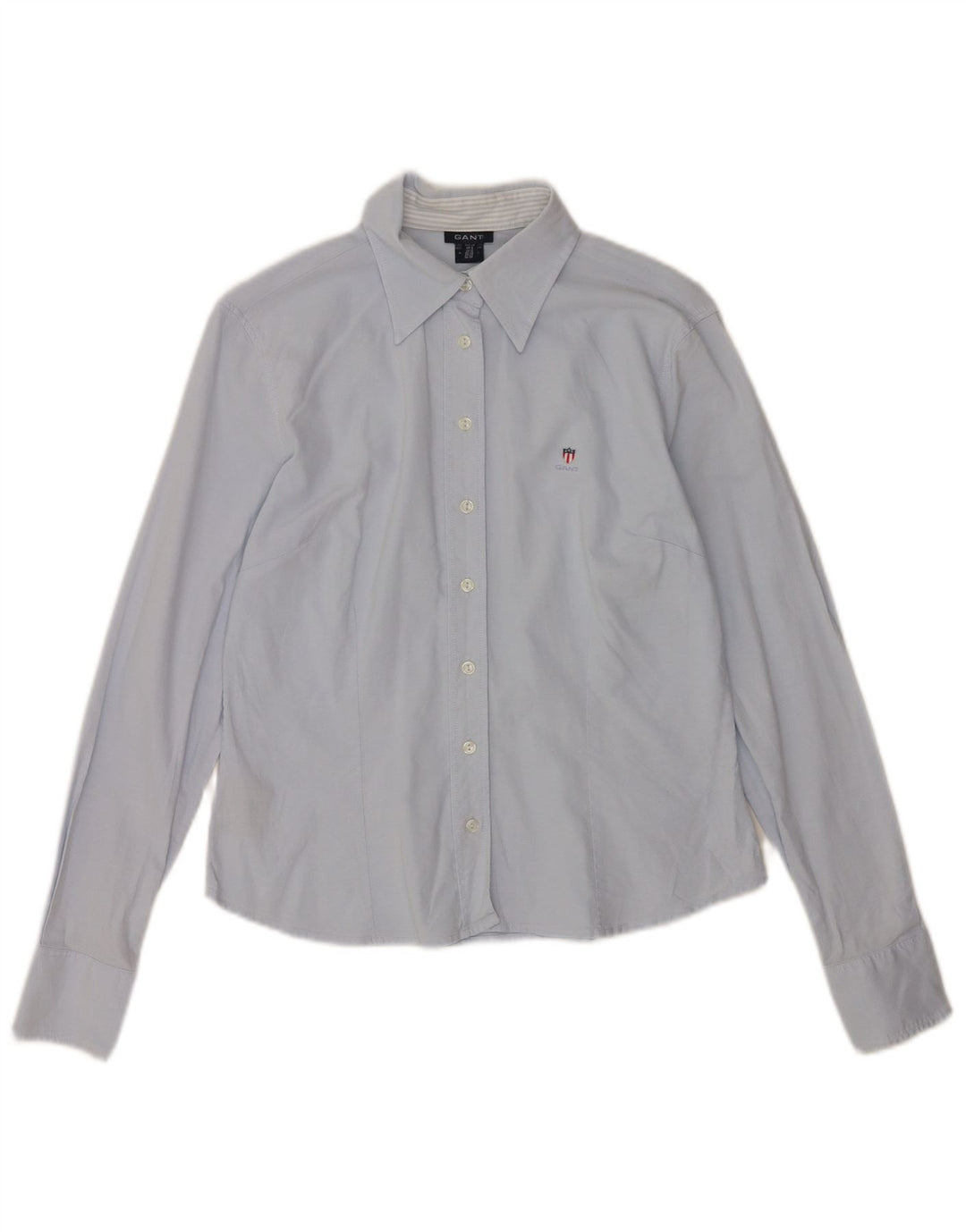 Gant Dameskjorte UK 12 Medium Blue Cotton
