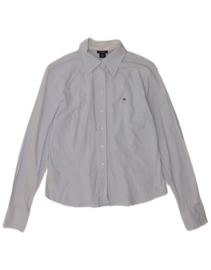 Gant Dameskjorte UK 12 Medium Blue Cotton