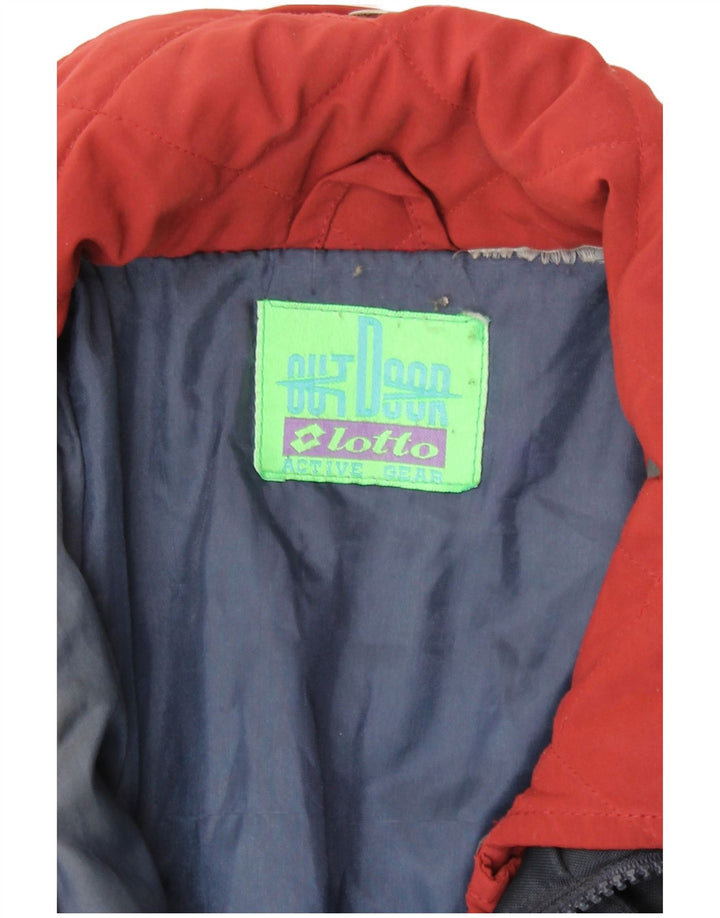 Lotto Herre Windbreaker Jacket UK 42 XL Navy Blue Polyamide