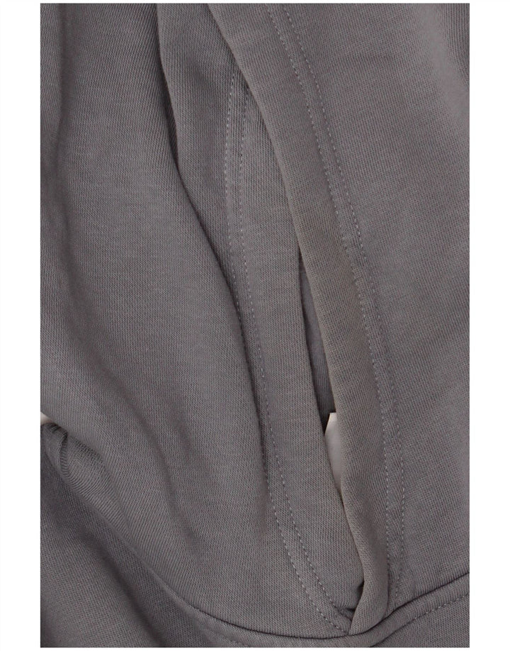 NIKE grafisk hættetrøje til drenge 13-14 år XL grå bomuld