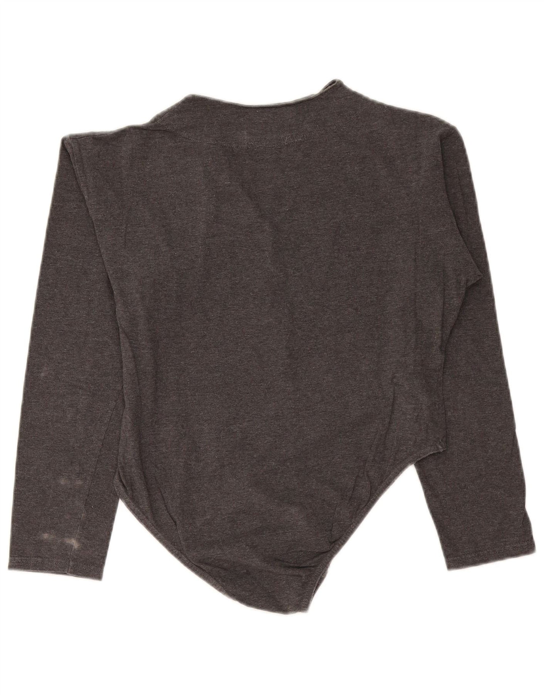 Vintage Dame Bodysuit UK 12 Medium Grey Bomuld