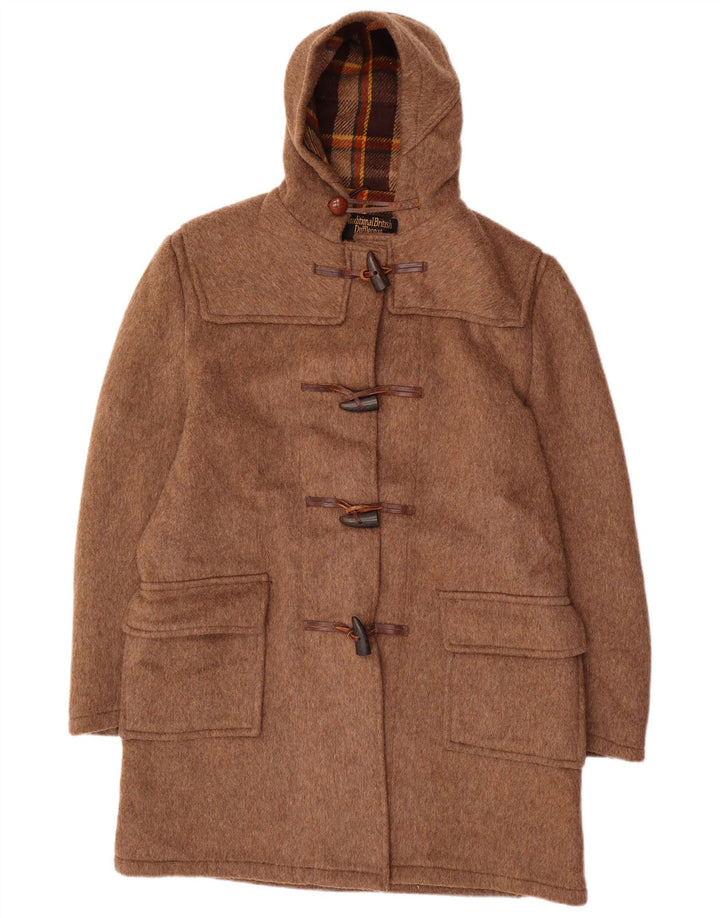 THE BRITISH DUFFLE CO Dame Oversized Duffle Coat UK 16 Large Brown
