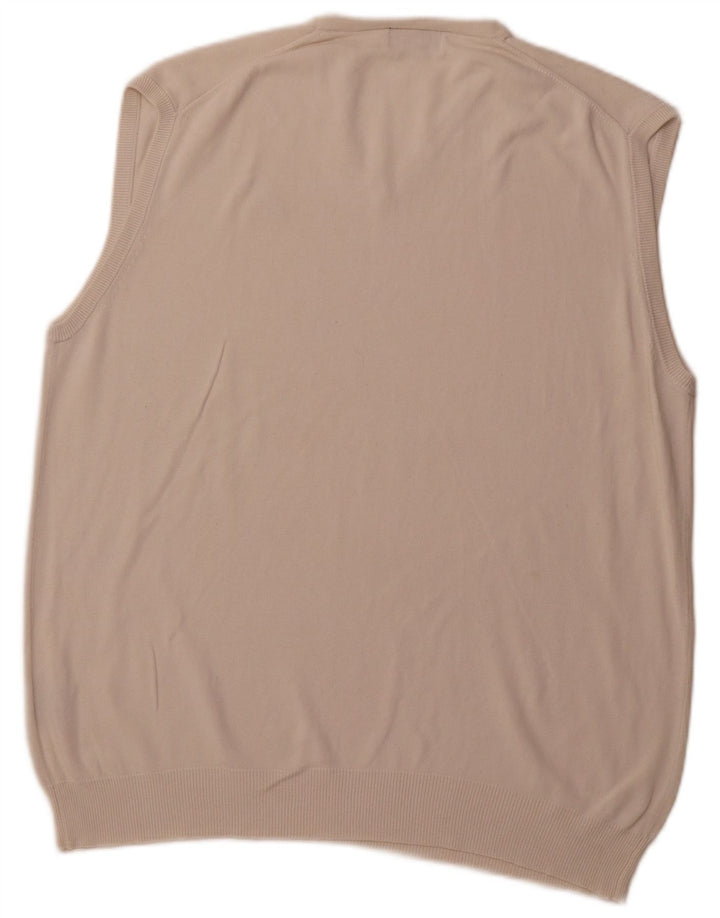 KAPPA Herrevest Tank Top 2XL Off White Bomuld