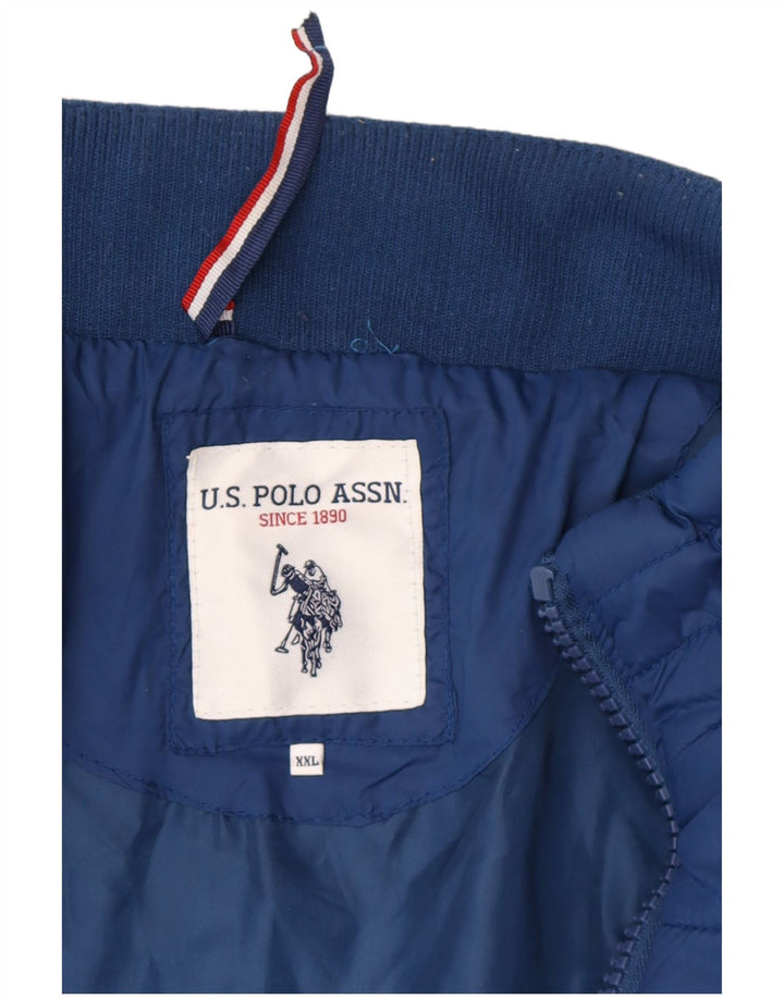 U.S. Polo Assn. Herre polstret jakke UK 42 2XL Blå