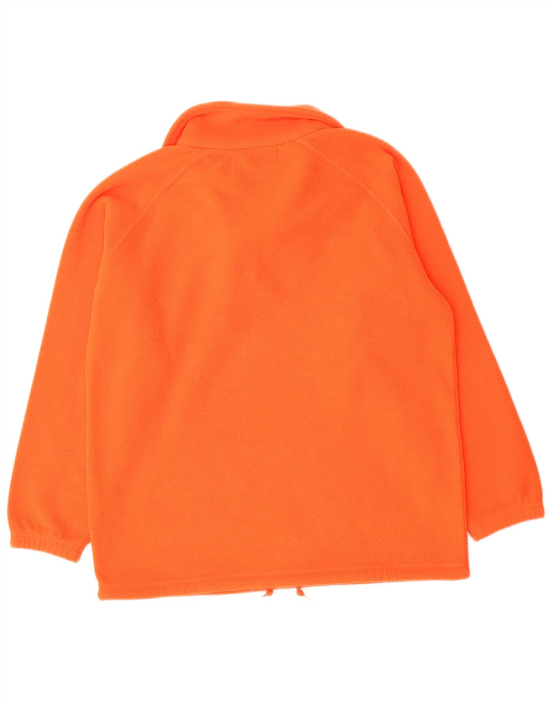 KAPPA Boys Zip Neck Fleece Jumper 12-13 Years XL Orange Polyester