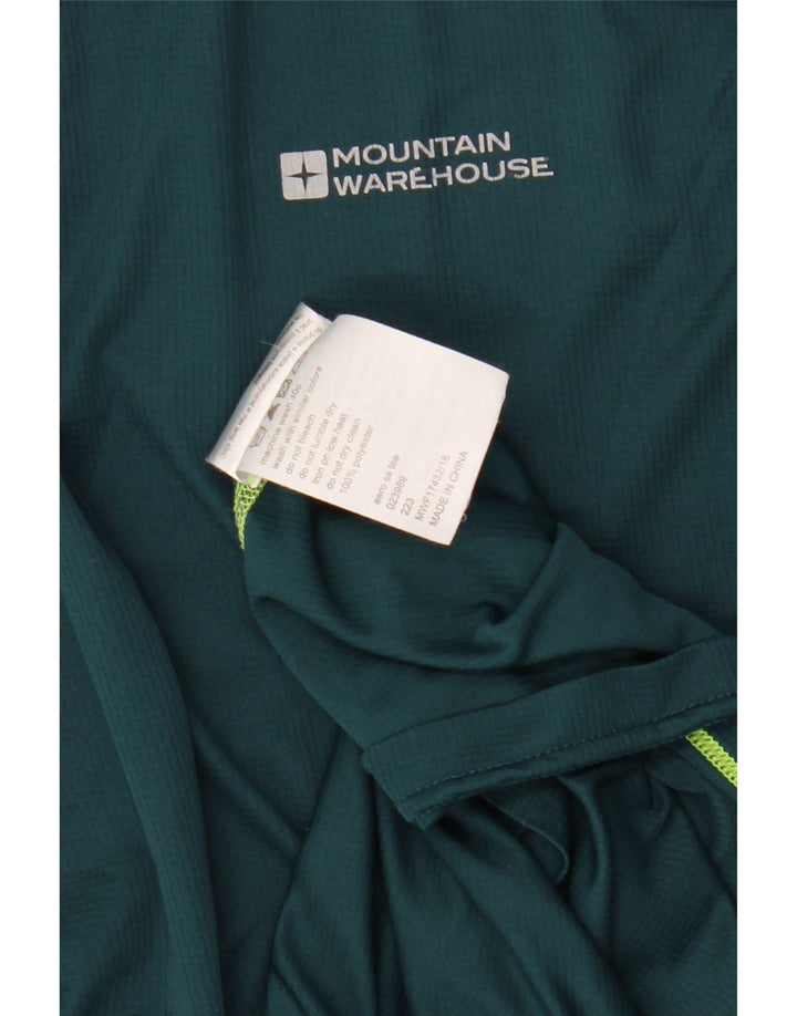 Mountain Warehouse Herre T-Shirt Top Stor Grøn Polyester