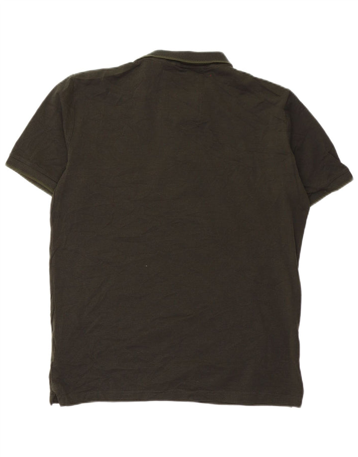 SUPERDRY Poloshirt til mænd Stor grøn bomuld