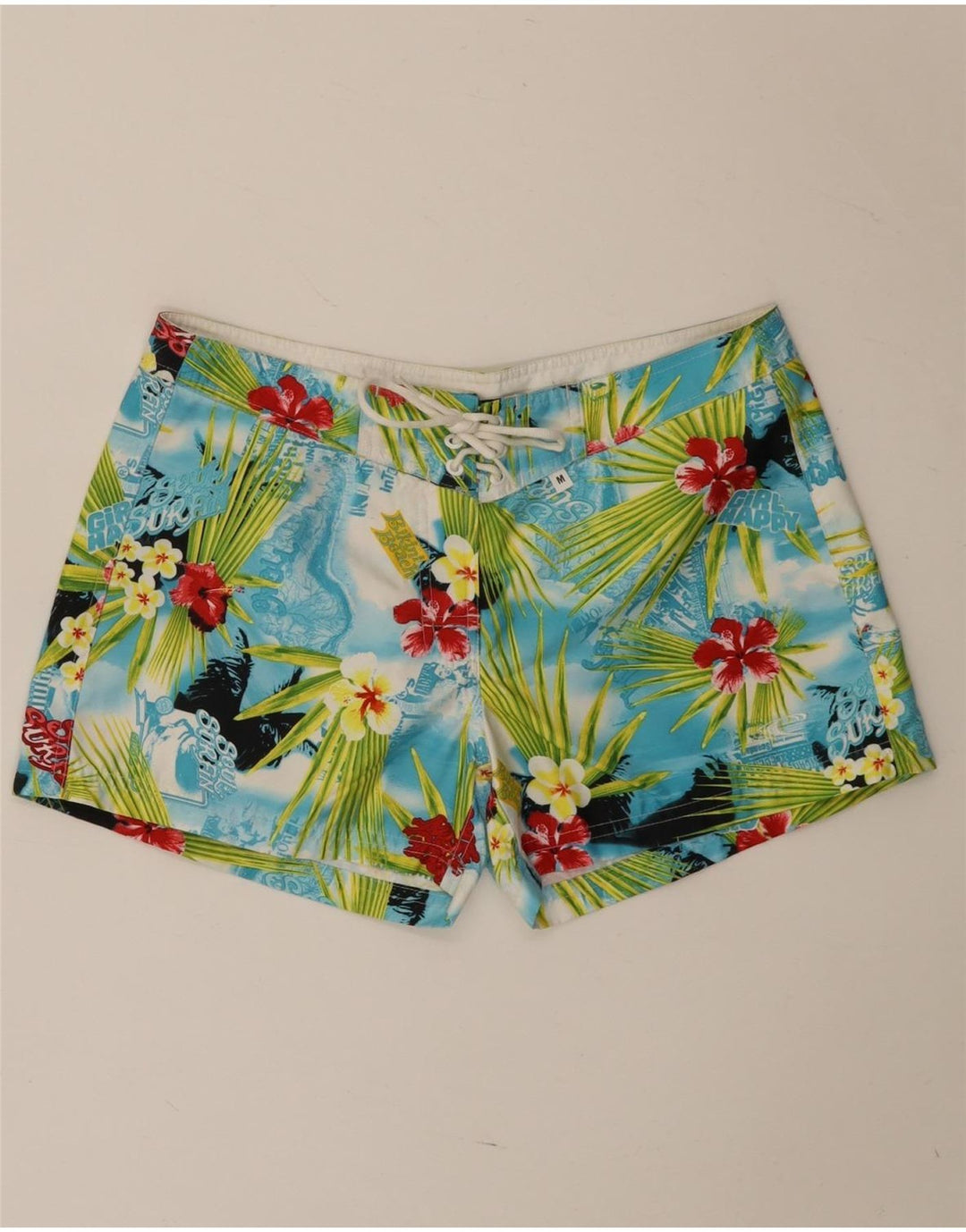 O'Neill Kvinders Grafiske Badeshorts UK 14 Medium Multicolored Floral