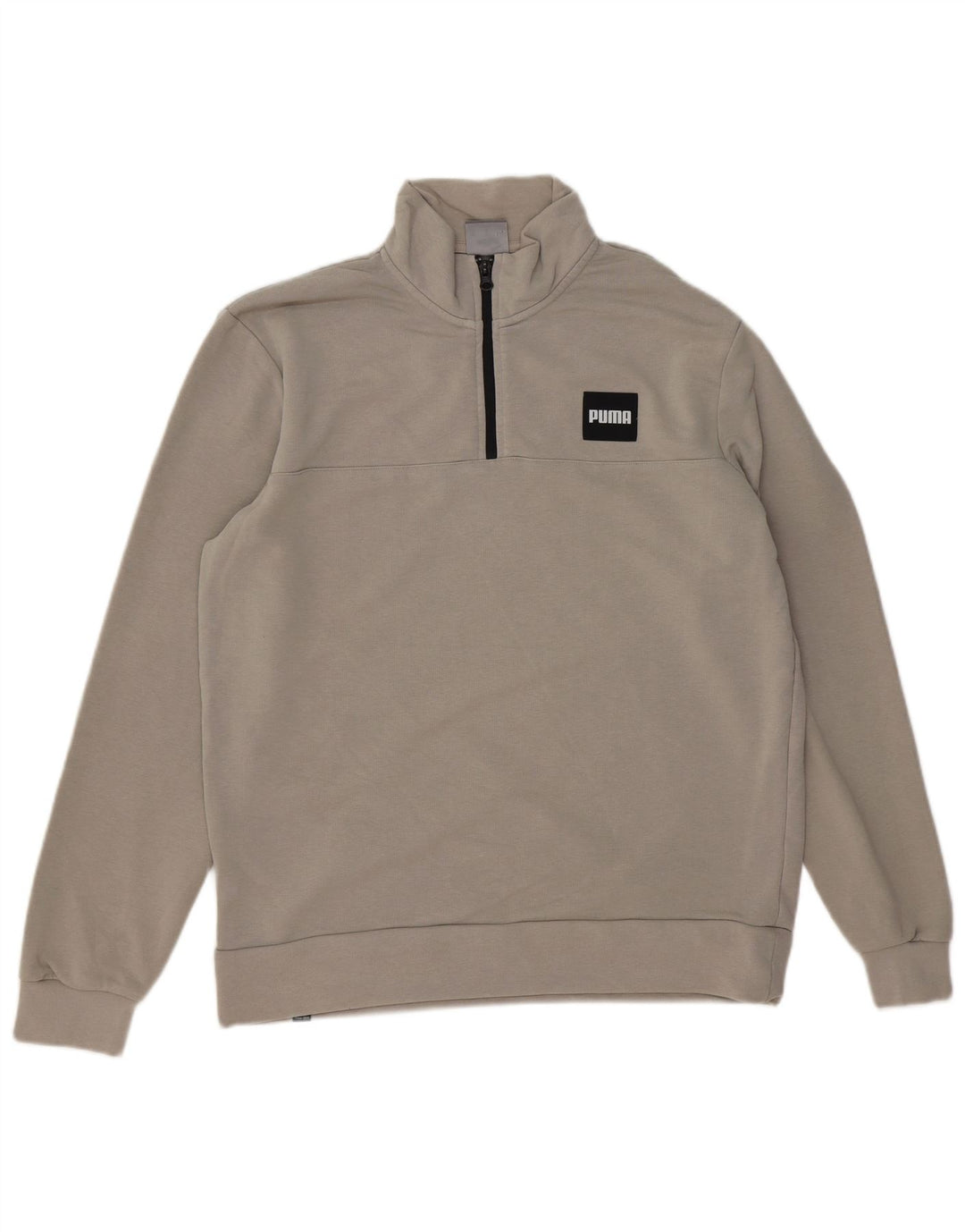Puma Sweatshirt med lynlås til mænd mellem grå