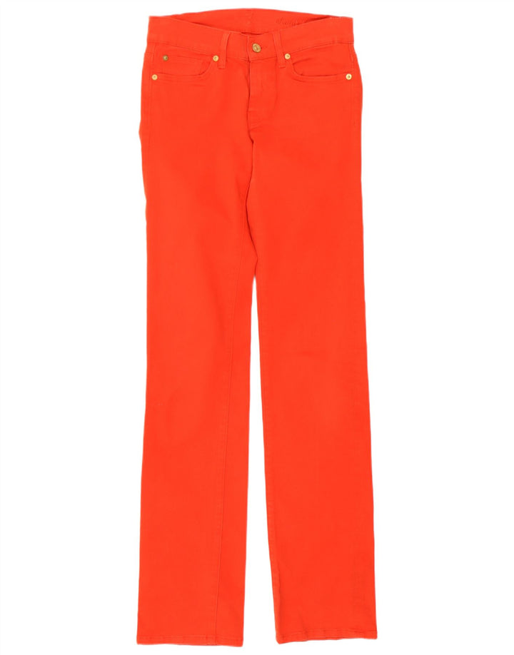 7 For All Mankind Kvinder Slim Jeans W27 L33 Rød Bomuld