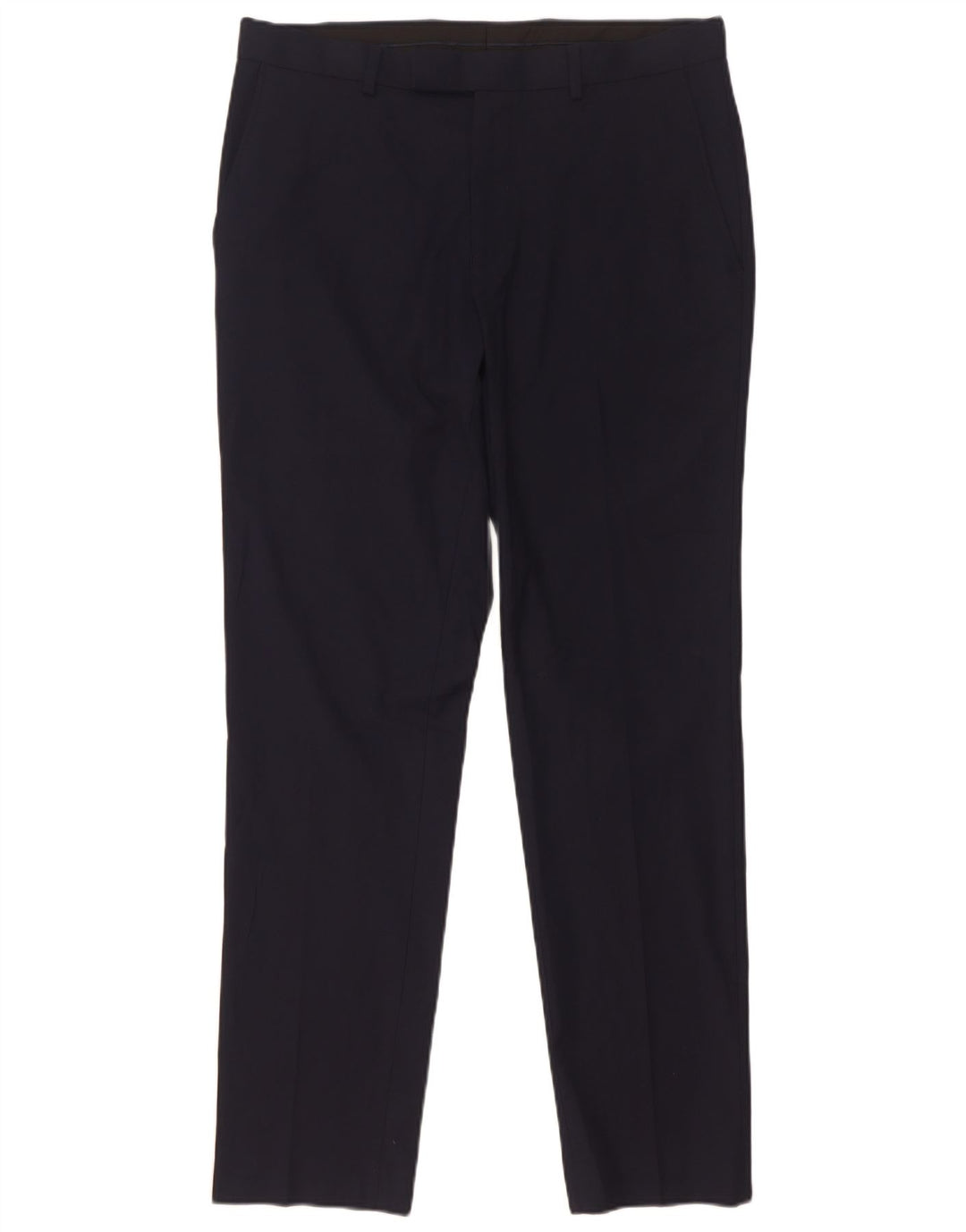 Marks & Spencer Herre Slim Fit Suit Bukser W32 L31 Marineblå polyester