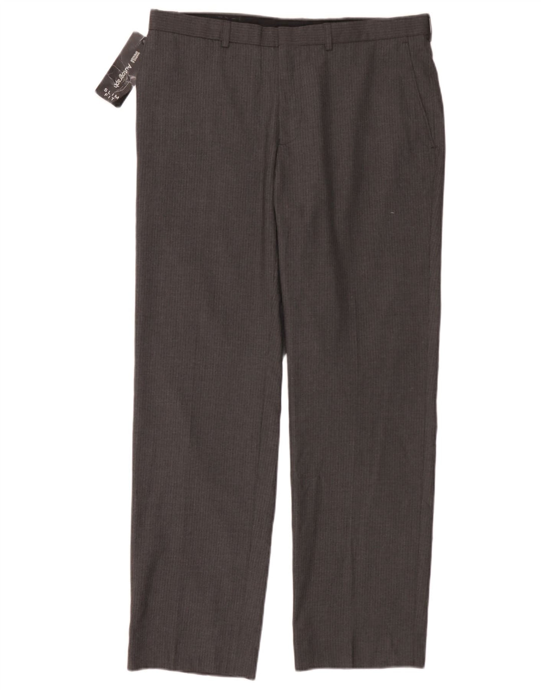 Marks & Spencer Herre Autograph Chino Bukser W34 L31 Grå Nålestribe