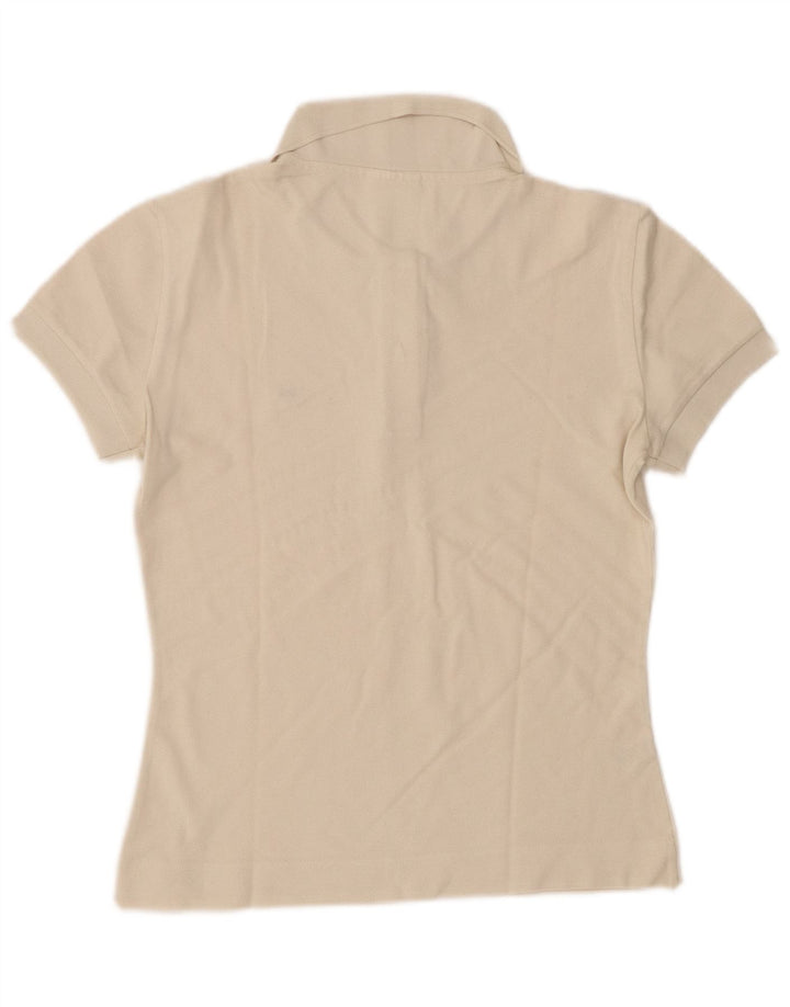 LACOSTE Poloshirt til kvinder str. 38 Medium hvid bomuld