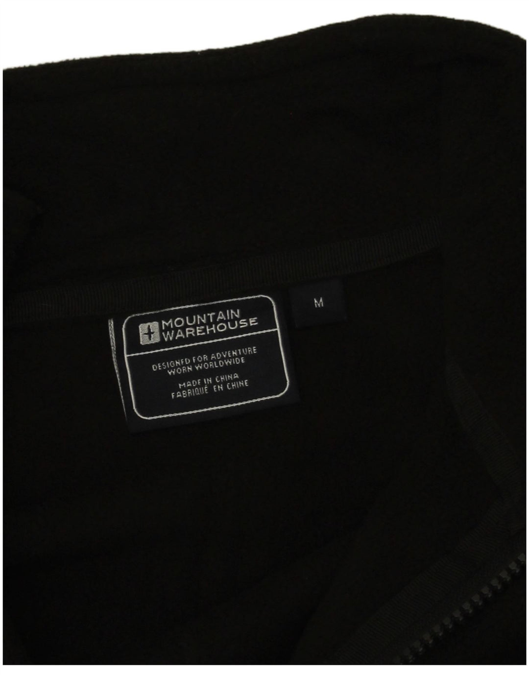 Mountain Warehouse Herre Fleecejakke UK 38 Medium Sort Polyester