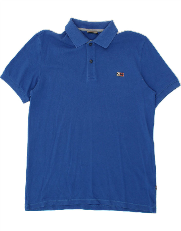 NAPAPIJRI Mens Polo Shirt Small Blue Vintage Napapijri and Second-Hand Napapijri from Messina Hembry 