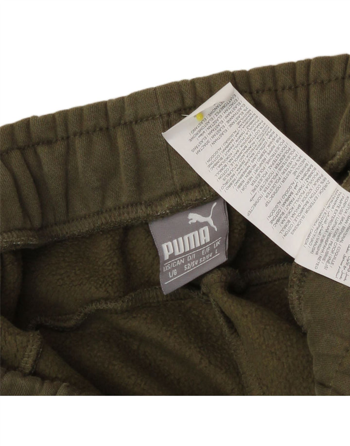 Puma Herre træningsdragt Bukser Joggers Large Khaki Bomuld