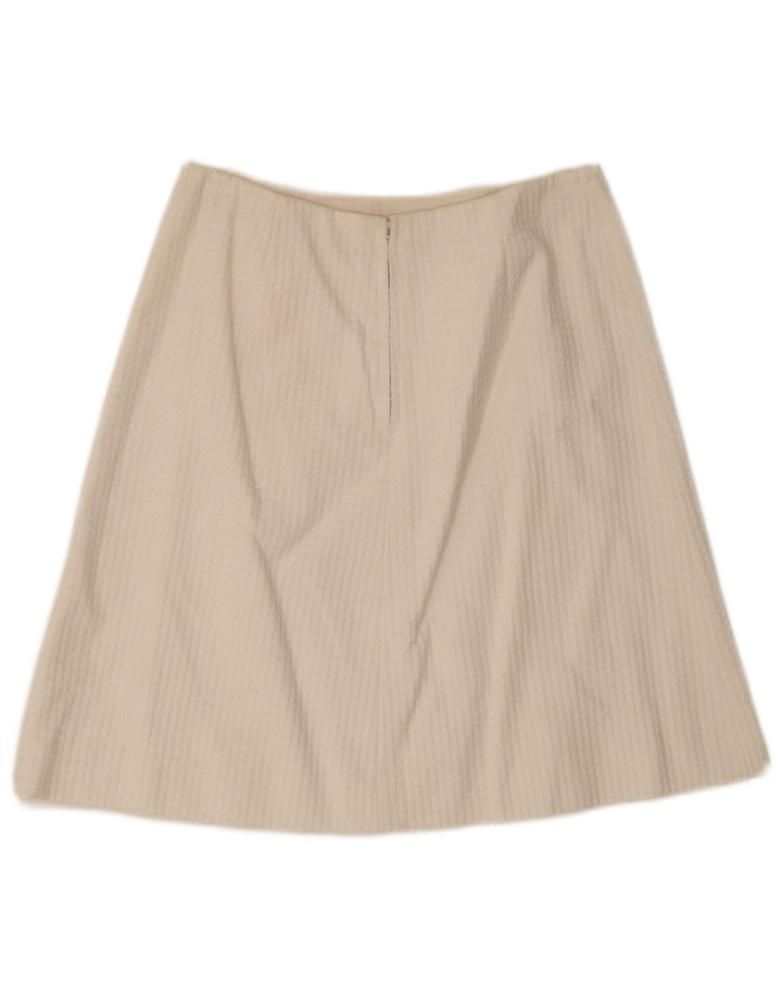 Vintage Dame A-Line nederdel IT 46 Large W28 White