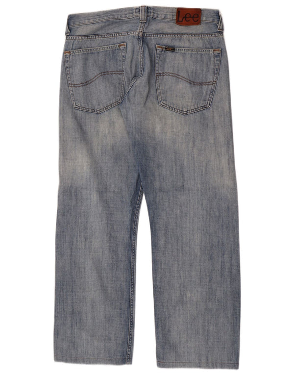 Lee Herre Ripley Straight Jeans W32 L29 Blå Bomuld