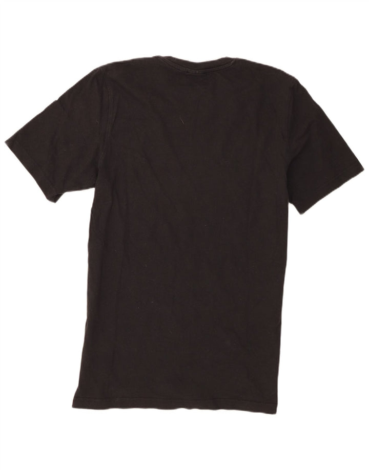 Adidas Herre grafisk T-shirt Top Medium Sort Bomuld