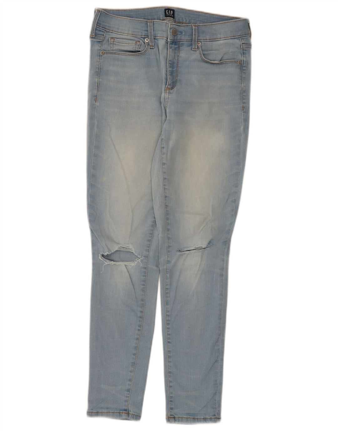 Gap Womens Regular Skinny Jeans W28 L28 Blue Cotton
