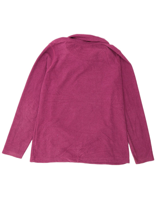 Mountain Warehouse Dame Sweatshirt Jumper UK 14 Large Purple Pinstripe
