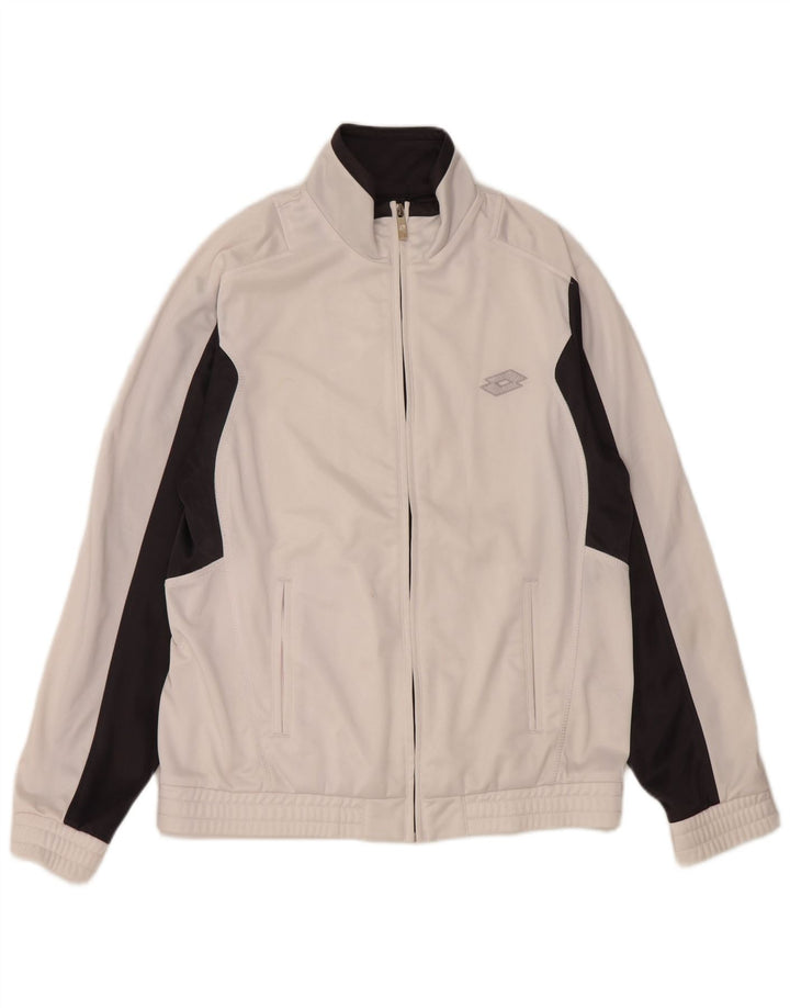 Lotto Herre træningsdragt Topjakke Lille Hvid Colourblock