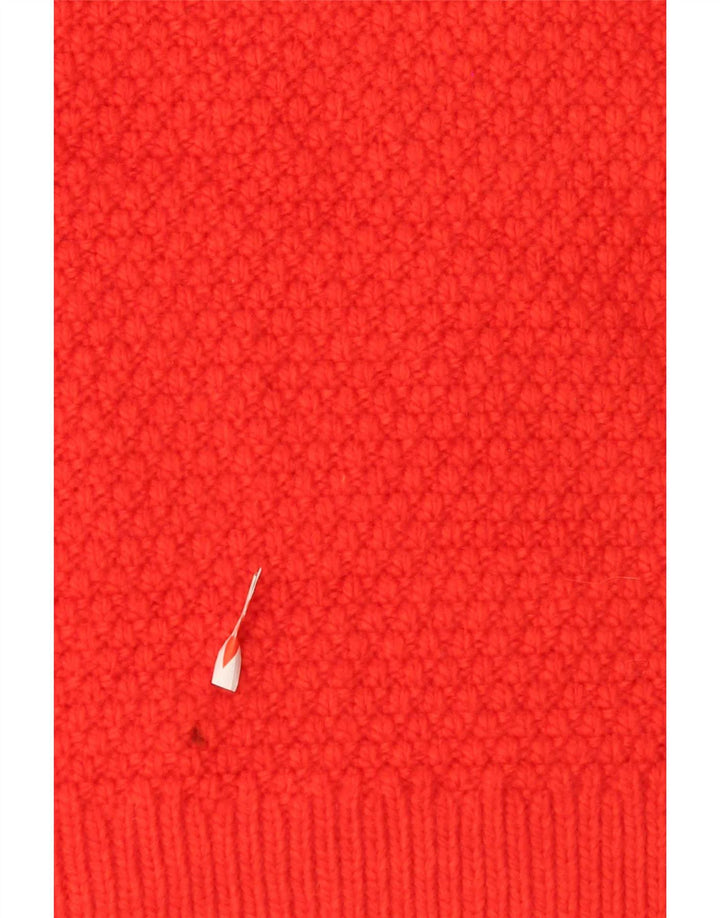 Marks & Spencer Dame Oversized rullehals sweater UK 16 Large Red