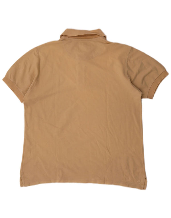 Murphy & Nye Herre Regular Fit Polo Shirt Stor Beige Bomuld