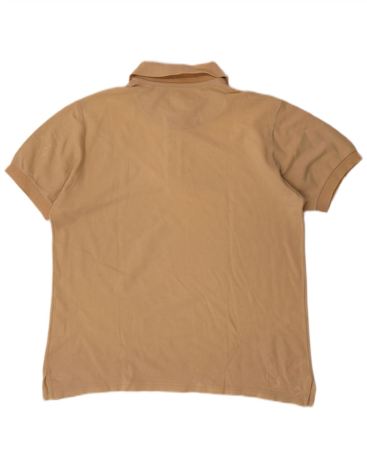 Murphy & Nye Herre Regular Fit Polo Shirt Stor Beige Bomuld