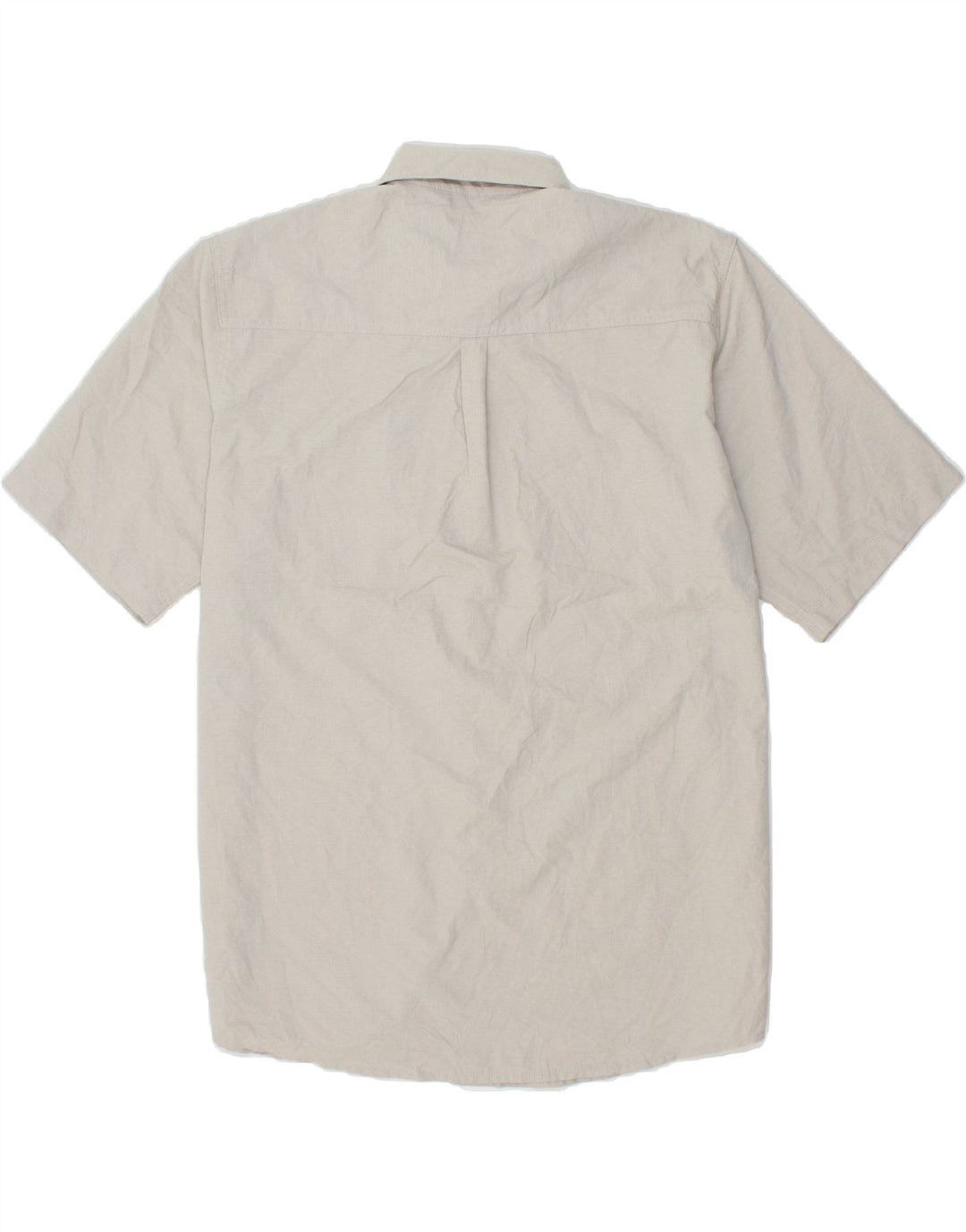 WRANGLER Kortærmet Herreskjorte Stor Grå Polyester