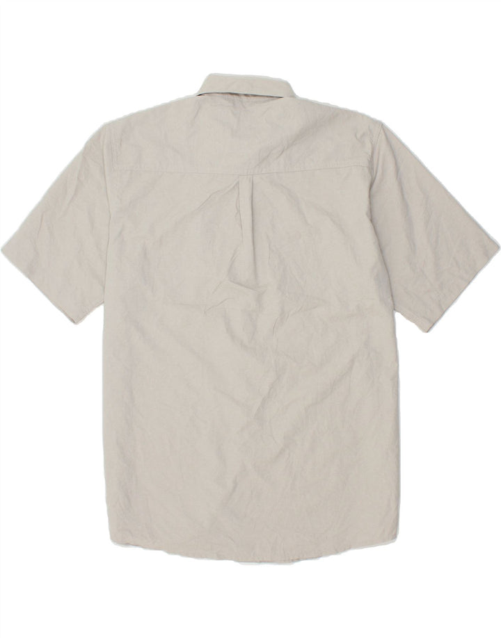 WRANGLER Kortærmet Herreskjorte Stor Grå Polyester