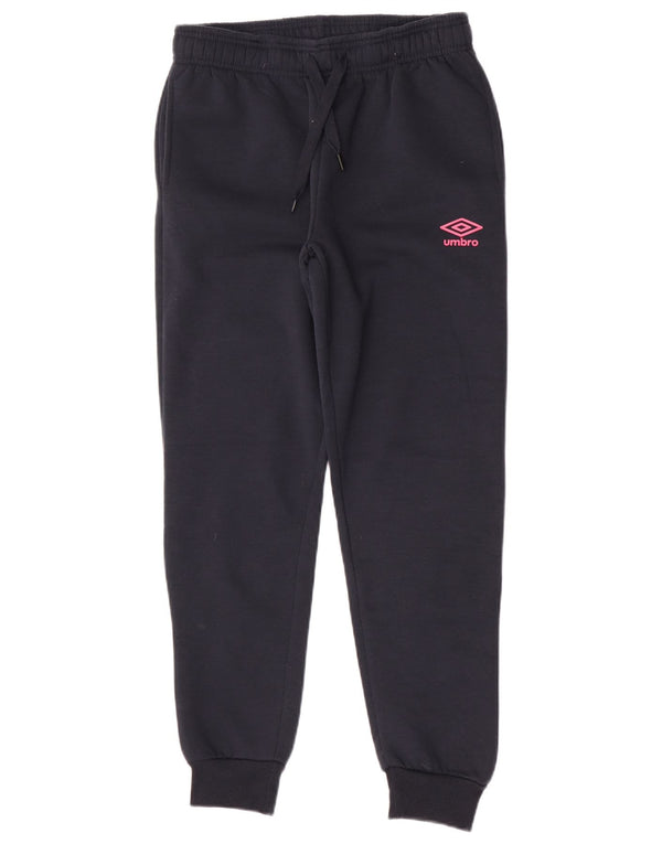 Umbro Dame træningsdragt Bukser Joggers UK 12 Medium Navy Blue Bomuld