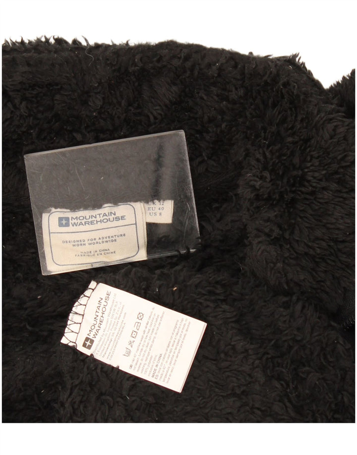 Mountain Warehouse Dame Fleece Jumper med lynlås DK 12 Medium Sort