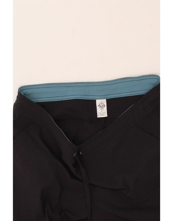 PRANA Womens Tracksuit Trousers UK 14 Medium Black Vintage Prana and Second-Hand Prana from Messina Hembry 