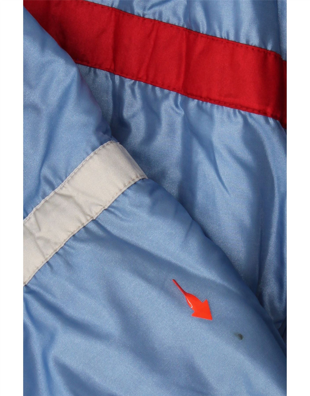 GOLDEN TEAM Mens Reversible Jacket IT 54 2XL Blue Striped Polyamide Vintage Golden Team and Second-Hand Golden Team from Messina Hembry 