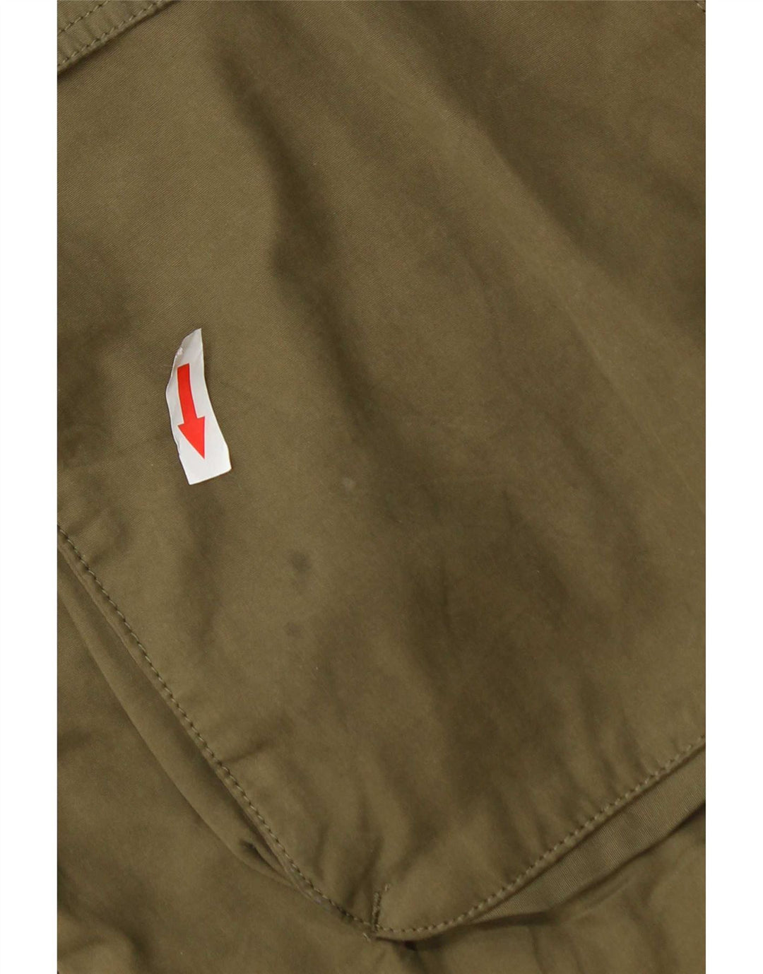 Marks & Spencer Dame hætteparkajakke UK 18 XL Khaki Polyester